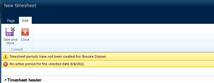 [Troubleshoot] -Timesheet Periods have not been created for: Employee ...