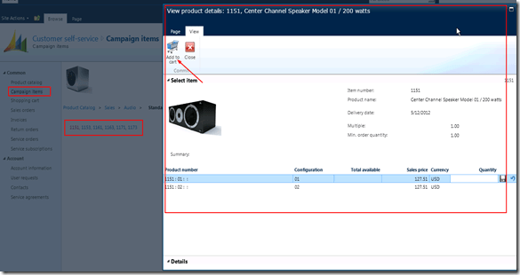 Campaign Items on the Web