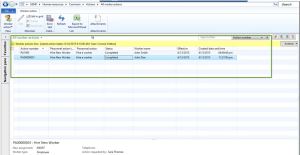 Worker Actions listpage