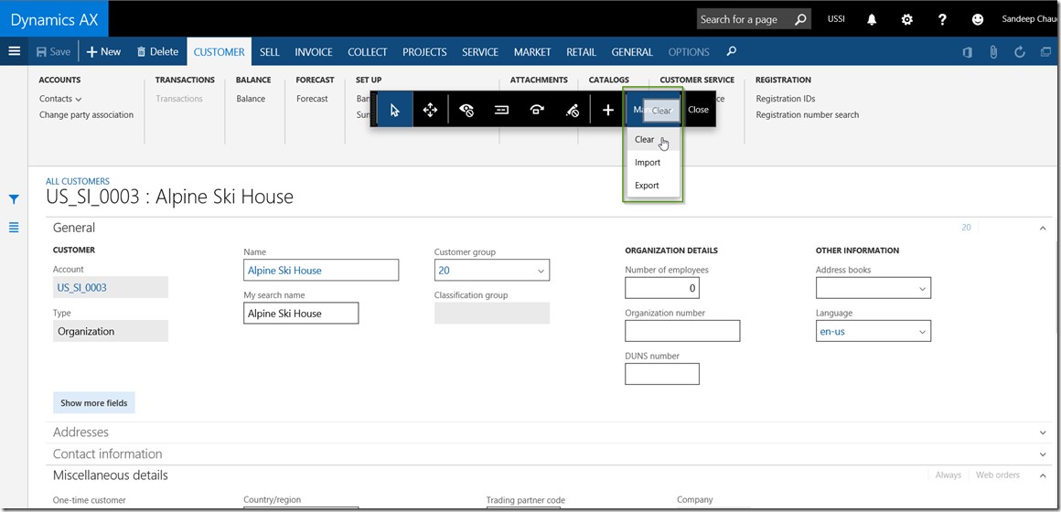Reset Personalization