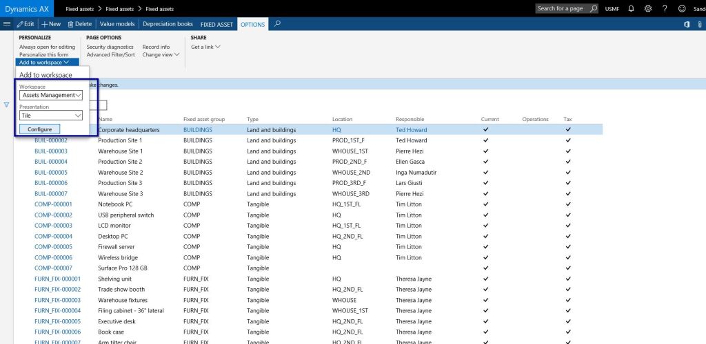 How to create a new Workspace with no coding needed in New Dynamics AX ...