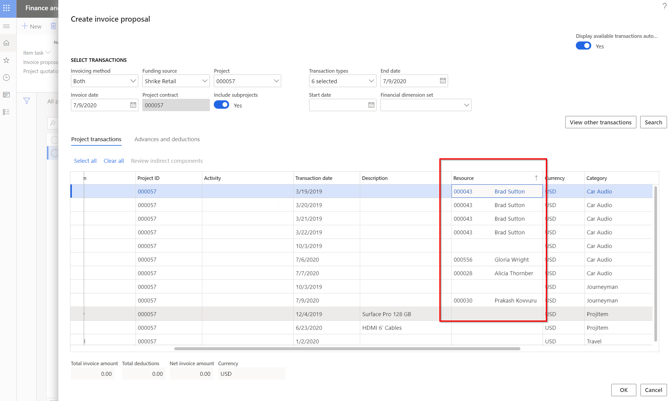 Useful new features under Project accounting module of Dynamics 365 ...
